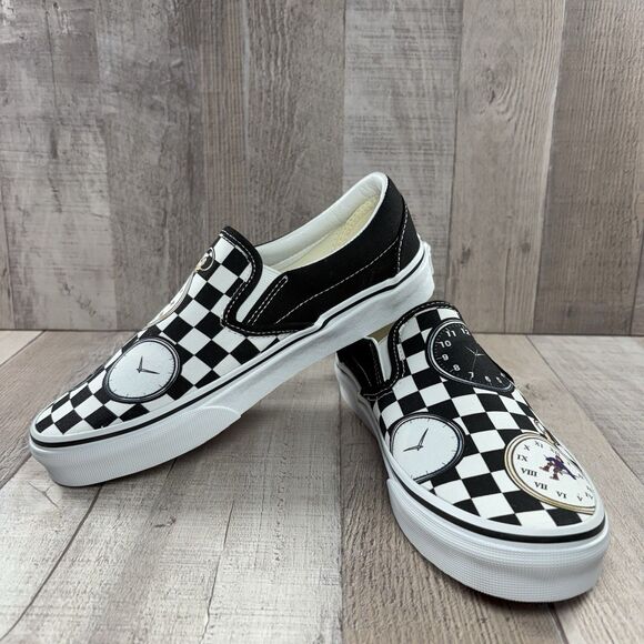 Vans X Karl Jacobs Women's Size 7 Skate Shoes Sneakers Time Traveler Black White - Picture 2 of 11